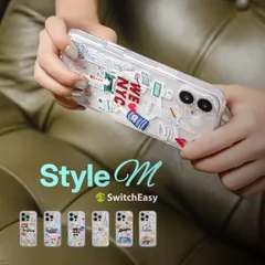 iPhone 16 Pro ケース MagSafe 対応 クリア オシャレ イラスト アート 柄 耐衝撃 スマホケース マグセーフ スマホカバー iPhone16Pro 対応 SwitchEasy Style M