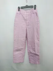 ◇ ADAM ET ROPE' アダムエロペ くすみカラー ハイウエスト パンツ サイズ34 ピンク系 レディース P  【1307250027078】