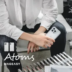 iPhone 16 Pro ケース クリア 耐衝撃 MIL規格 スマホケース 透明 スマホカバー iPhone16Pro アイフォン16 プロ 対応 MagEasy Atoms