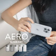 iPhone 16 Pro ケース クリア 耐衝撃 米軍 MIL規格 スマホケース 透明 軽量 スマホカバー iPhone16Pro アイフォン16 プロ 対応 MagEasy Aero