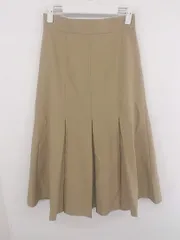 ◇ N. Natural Beauty Basic ボックスプリーツ きれいめ ロング フレア スカート サイズM ブラウン系 レディース E  【1307250033048】のサムネイル