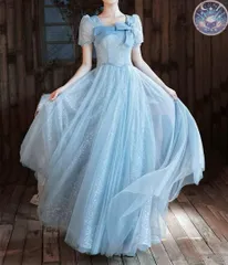新品 未使用 ウェディングドレス パーティードレス 結婚式 披露宴 演奏会 発表会 カレードレス、パーティードレス、リボン、シースルーの半袖、イブニングドレス