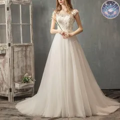 新品 未使用 ウェディングドレス パーティードレス 結婚式 披露宴 演奏会 ベアトップ 花柄 レース 結婚式 パーティー イブニング