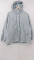 ◇ ASTORIA ODIER シンプル 無地 フェイクレザー 長袖 マウンテンパーカー サイズM ライトグレー系 レディース E  【1307250033765】のサムネイル
