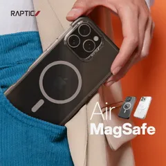 iPhone 16 Pro ケース MagSafe 対応 耐衝撃 米軍 MIL規格 クリア 耐衝撃ケース アルミ フレーム Apple iPhone16Pro アイフォン16 プロ 対応 RAPTIC Air MagSafe