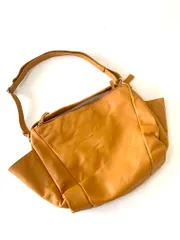 ginza kanematsu 銀座かねまつ 2way ショルダーバッグ レザー ハンドバッグ キャメル ■■レディース