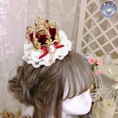 新品 未使用 ゴシック風 LOLITA ロリータ コスプレ用 王冠風 ヘッドアクセサリー お姫様風 ヴィンテージ感 花嫁ヘッドドレス 貴族風 ドレスアップ小物 薔薇 高級感 可愛い プレゼントにもおすすめ 結婚式 撮影 小物コレクション