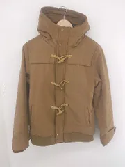 ◇ CIAOPANIC チャオパニック シンプル 中綿 あったか フーディ 長袖 ダッフルコート サイズL キャメル レディース E  【1307250037411】