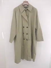 ◇ ◎ ●未使用● FREE STYLISTS シンプル デイリー使い 長袖 コート サイズM カーキ ベージュ系 レディース E  【1307250038432】
