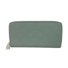 LOUIS VUITTON ルイ・ヴィトン ジッピーウォレット ホリゾンタル グレーグリーン ラウンドファスナー マチ付き 札入れ カードケース コインケース RFID ICチップ モノグラム トリヨン ミスティレイク 長財布 M14142