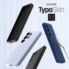 Galaxy S25 Ultra ケース MagSafe対応 シリコン スマホケース マグネット カバー GalaxyS25Ultra ギャラクシーS25 ウルトラ SC-52F 対応 araree Typoskin M