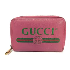 GUCCI グッチ コンパクト ジップアラウンド ウォレット ウェブ シェリー ネオン グリーン レッド カードケース 小銭入れ ラウンドファスナー 財布 ヴィンテージ ロゴ プリント ピンク コインケース 496319 0GCAT 8840