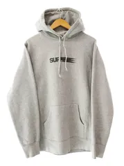シュプリーム SUPREME Motion Logo Hooded Sweatshirt モーション ロゴ フーデッド スウェット シャツ プルオーバー パーカー M グレー ブランド古着ベクトル 中古☆AA★260104
