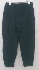 ◇ PLST プラステ コットン混 バックウエストゴム カーゴパンツ サイズM ネイビー系 メンズ E  【1307250039408】