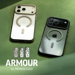 iPhone 17 Pro Max ケース MagSafe 対応 耐衝撃 クリア スマホケース マグセーフ 透明 携帯ケース iPhone17ProMax アイフォン 17ProMax 対応 MONOCOZZI ARMOUR
