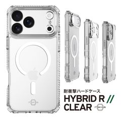 iPhone 17 Pro Max ケース MagSafe クリア 耐衝撃 ハイブリッド スマホケース iPhone17ProMax アイフォン 17ProMax 対応 ITSKINS HYBRID R // CLEAR (MagSafe)