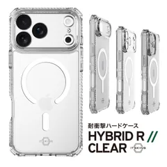 iPhone 17 Pro Max ケース MagSafe クリア 耐衝撃 ハイブリッド スマホケース iPhone17ProMax アイフォン 17ProMax 対応 ITSKINS HYBRID R // CLEAR (MagSafe)