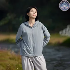 新品 未使用 UVカットパーカー  レディース冷感 紫外線対策 ひんやり 日焼け止め 吸水速乾 ラッシュガード 長袖 遮光 通気 冷房対策 薄手 夏XL