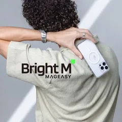 iPhone 16 Pro ケース クリア MagSafe 対応 耐衝撃 MIL規格 マグセーフ スマホケース iPhone16Pro アイフォン16 プロ 対応 MagEasy Bright M