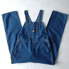 ■古着 BIG BEN ビッグベン/ラングラー 80s デニムオーバーオール サロペット W38L34【A1564】