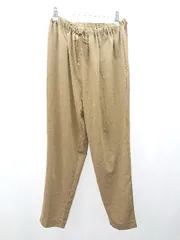 ◇ american holic イージー ウエストゴム テーパード リラックス カジュアル パンツ サイズM ブラウン レディース E  【1307260010947】