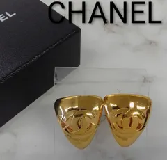 AQE17 シャネル 極美品 ココマークイヤリング 箱付き プレート付き