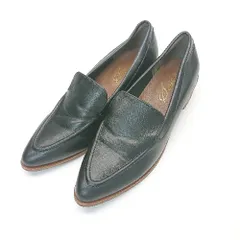 ◇ SESTO セスト ポインテッドトゥ ヒール シンプル おしゃれ カジュアル ローファー サイズ23.0 ブラック レディース E  【1307260013160】