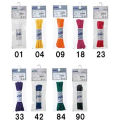 アシックス asics フラットシューレース(細タイプ) 靴紐 11su (TXX116)、33（パープル）