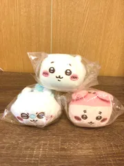 I002◾️ちいかわ　ねそべりぬいぐるみ【セット品】ちいかわ・古本屋・モモンガ