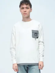 ナイロン胸ポケット 長袖 Tシャツ メンズ 男性 トップス シャツ GERRY (ジェリー)のサムネイル