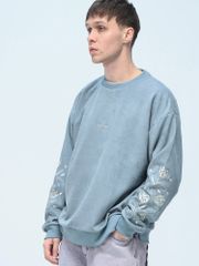 DAYCLOTH トレーナー 大きいサイズ 男女兼用 ミストブルー 裏起毛