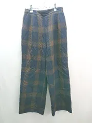 ◇ BEAUTY&YOUTHUNITEDARROWS ウエストゴム チェック柄 大人 パンツ サイズM ネイビー レディース E  【1307260017700】