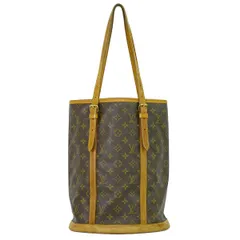 本物 ルイヴィトン LOUIS VUITTON LV バケット GM モノグラム ショルダーバッグ トートバッグ ブラウン M42236 ビトン バッグ 中古  