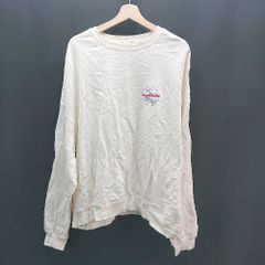 ◇ W.W.G フーズフーギャラリー クルーネック オーバーサイズ 長袖 トレーナー サイズF アイボリー レディース E  【1307260019308】