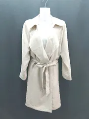 ■ ◎ mystywoman ミスティウーマン 大人 カジュアル 春秋仕様 薄手 長袖 トレンチコート サイズF ベージュ レディース E  【1307260019278】のサムネイル