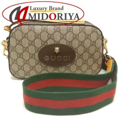 GUCCI グッチ ネオヴィンテージ シェリーライン 476466 ショルダーバッグ GGスプリームキャンバス ベージュ レディース /253284【中古】