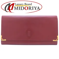 CARTIER カルティエ セカンドバッグ クラッチ マストライン カーフ ボルドー レディース/352859【中古】