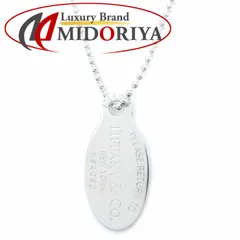 TIFFANY&Co. ティファニー リターントゥティファニー オーバルタグ ネックレス シルバー925 レディース/294629【中古】【BJ】
