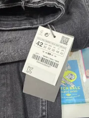 ZARAダメージウォッシュスキニー ジーンズ サイズ32 ブラック