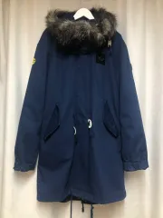 アディダス オリジナルス 2-in-1 ロング マウンテンパーカー モッズコート ネイビー 100(L)