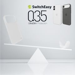 iPhone Air ケース 超 薄型 軽量 指紋 傷 防止 スマホケース サラサラ 極薄 フロスト クリア 携帯ケース iPhoneAir アイフォンエアー 対応 SwitchEasy 0.35