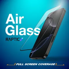 iPhone 17 Pro Max ガラスフィルム 2枚 気泡防止 9Hガラス 保護フィルム 簡単 ガイド 付き フィルム iPhone17ProMax アイフォン 17ProMax 対応 RAPTIC Air Glass