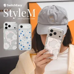 iPhone 17 Pro Max ケース クリア MagSafe 対応 花柄 おしゃれ 可愛い 耐衝撃 スマホケース iPhone17ProMax アイフォン 17ProMax 対応 SwitchEasy Style M