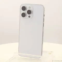 〔中古品〕 iPhone14 Pro Max 256GB シルバー MQ9C3J／A SIMフリー【348】