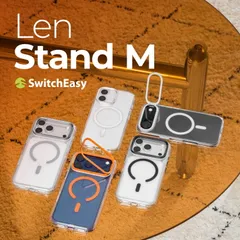 iPhone 17 Pro Max ケース クリア MagSafe 対応 スタンド 耐衝撃 スマホケース 携帯ケース iPhone17ProMax アイフォン 17ProMax 対応 SwitchEasy LenStand M