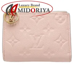 【中古】LOUIS VUITTON ルイヴィトン 二つ折り財布 M83569 ポルトフォイユ・リサ モノグラム アンプラント ピンクオパール レディース /181783