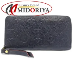 【中古】LOUIS VUITTON ルイヴィトン 長財布 M62121 ジッピーウォレット モノグラム アンプラント マリーヌルージュ レディース /181851