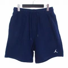 ナイキ NIKE JORDAN ブルックリン フリース ショート パンツ ショーツ M ネイビー 紺