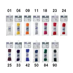 アシックス asics フラットシューレース(太タイプ) 靴紐 11su (TXX117)、90（ブラック）