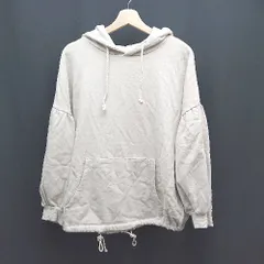 ◇ Chico チコ コットン100% フーディー バックプリント シンプル 長袖 パーカー サイズF ベージュ レディース E  【1307260038415】のサムネイル